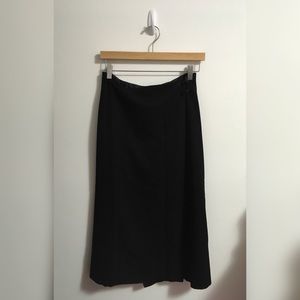 Lauren Ralph Lauren Black Wool Skirt